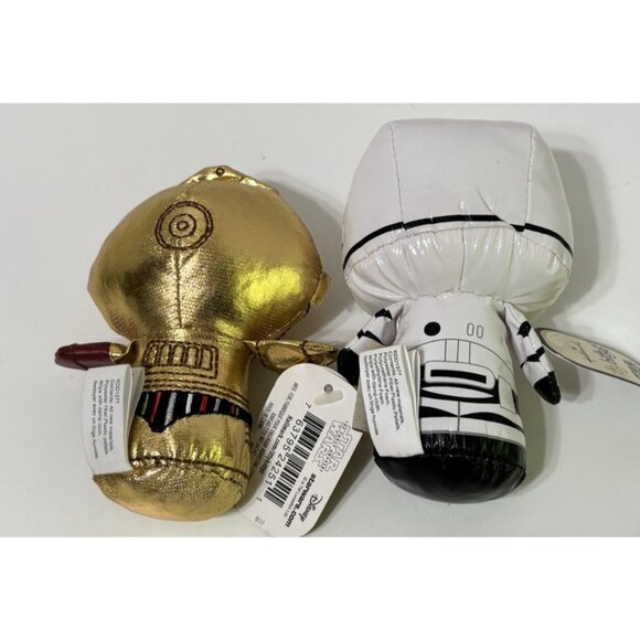 NWT Hallmark Itty Bittys Star Wars Ornament Plush Stuffed STORMTROOPER C3PO Lot - Picture 4 of 5
